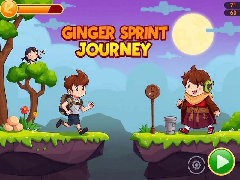 Ginger Sprint Journey Game Screenshot